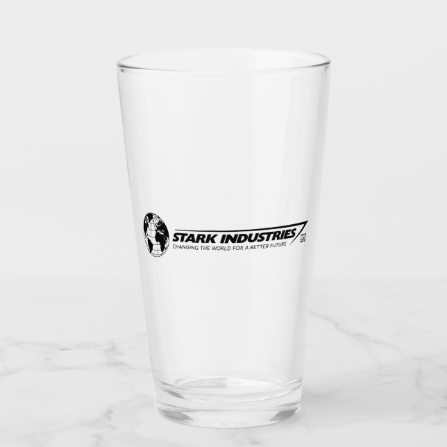 Stark Industries World Logo Glass (Front)