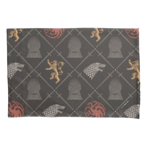 Stark Lannister Targaryen Iron Throne Pattern Pillow Case