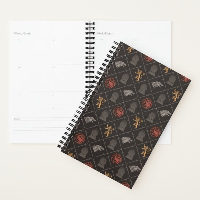 Stark, Lannister, Targaryen, Iron Throne Pattern Planner (Display)
