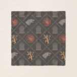 Stark, Lannister, Targaryen, Iron Throne Pattern Scarf<br><div class="desc">Game of Thrones | Pattern featuring icons for: Stark,  Lannister,  Targaryen,  and the Iron Throne.</div>