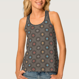 Stark, Lannister, Targaryen, Night King Pattern Tank Top