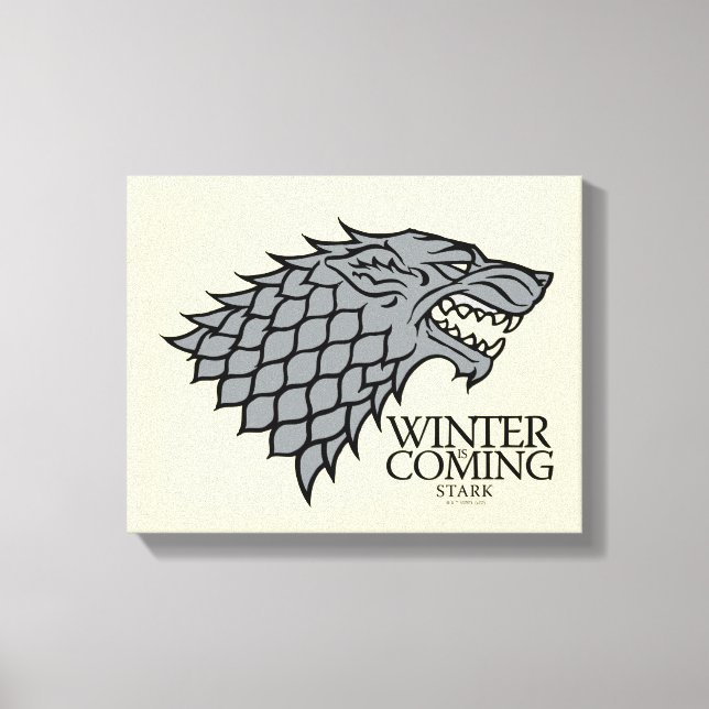 Stark Sigil - Winter Is Coming Canvas Print (Front)