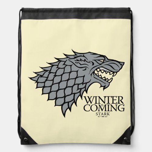 Stark Sigil _ Winter Is Coming Drawstring Bag