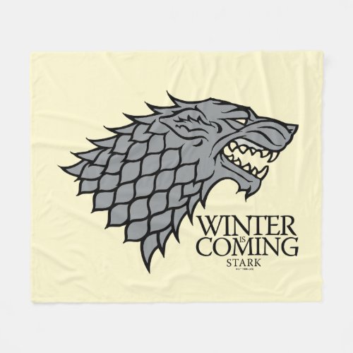 Stark Sigil _ Winter Is Coming Fleece Blanket