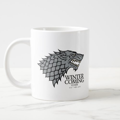 Stark Sigil _ Winter Is Coming Giant Coffee Mug