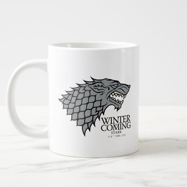 Stark Sigil - Winter Is Coming Giant Coffee Mug (Left)