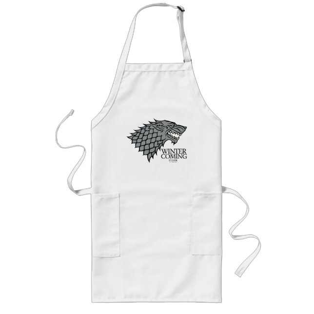 Stark Sigil - Winter Is Coming Long Apron (Front)