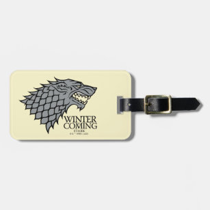 Stark Sigil - Winter Is Coming Luggage Tag