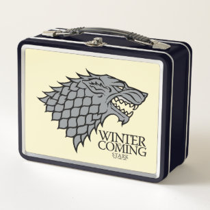 Stark Sigil - Winter Is Coming Metal Lunch Box