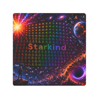 Starkind – Cosmic Evolution of Life Metal Print