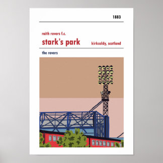Stark's Park, Kirkcaldy. Haynes Manual Style Print
