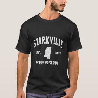 Starkville Mississippi Ms State Athletic Style T-Shirt