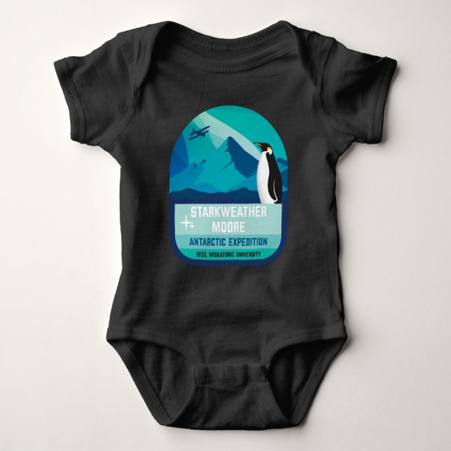 Starkweather-Moore Antarctic Expedition Baby Bodysuit (Front)