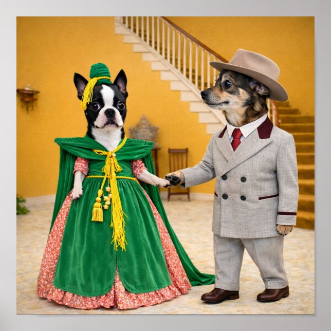 "Starlett O'Hara & Ratt Butler" Poster (Front)