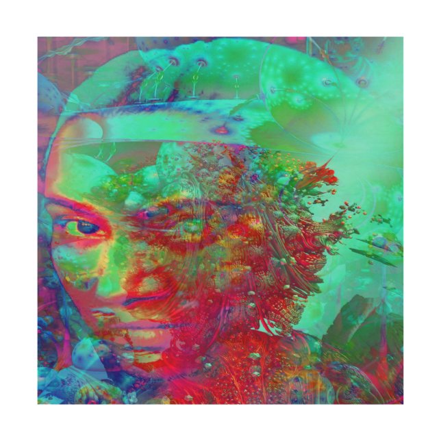 Starlight 2 wood wall decor (Front)