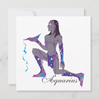 Starlight Aquarius (Male) Invitations