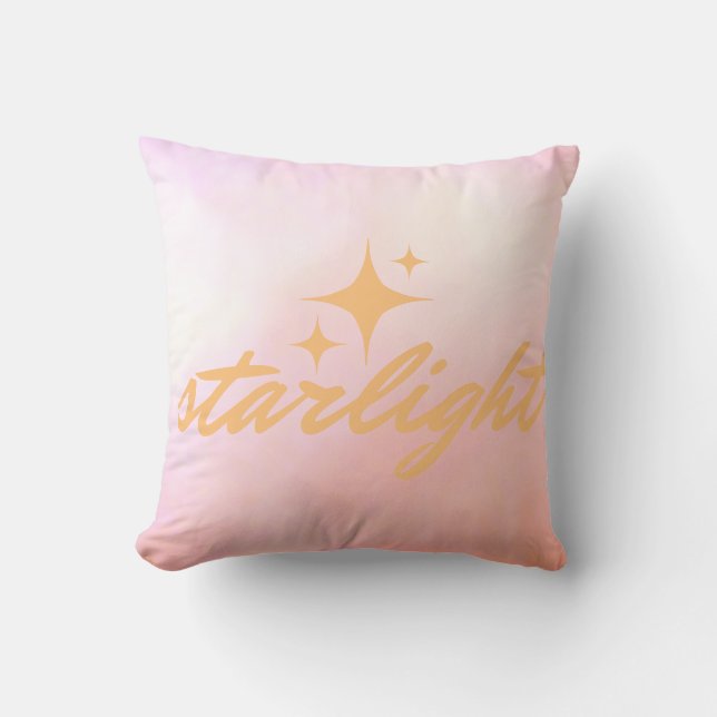 starlight beauty throw pillow (Front)