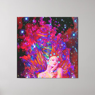 Starlight Communication Canvas Print