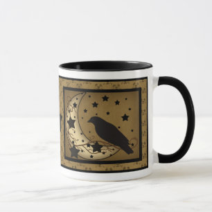 Starlight Crow Primitive Mug