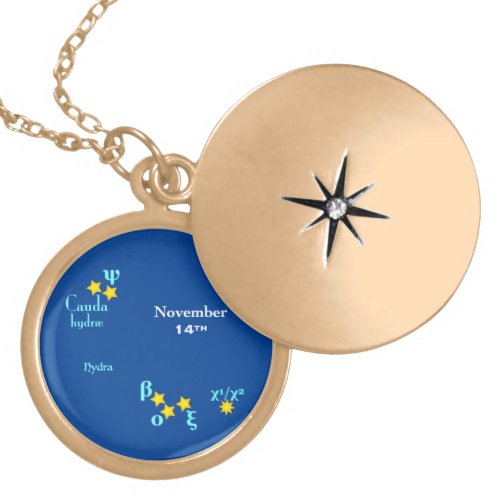 Starlight des SCORPIO du 14 novembre Gold Plated Necklace
