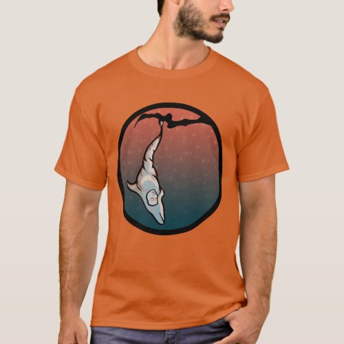 starlight dolphin cocoon T_Shirt