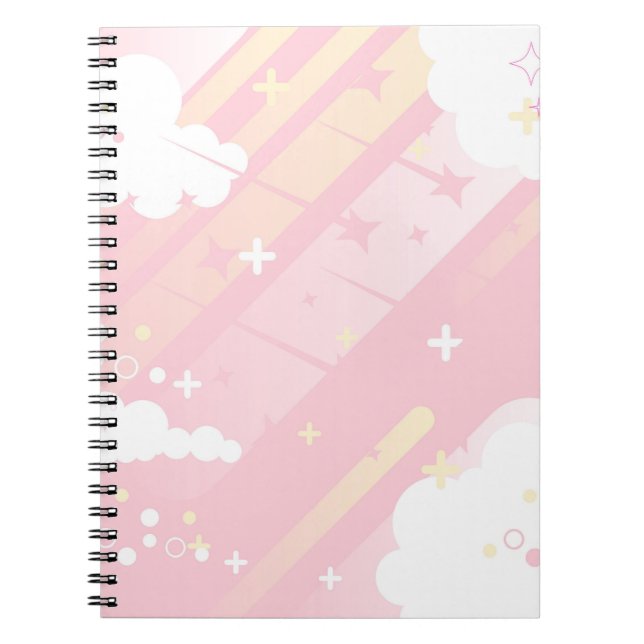 Starlight Dreamer Spiral Photo Notebook (Front)