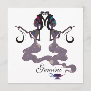 Starlight Gemini Invitations