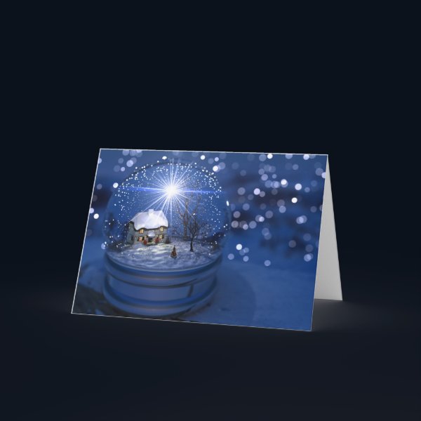 Starlight Globe Christmas Card Starlight Globe Christmas Card