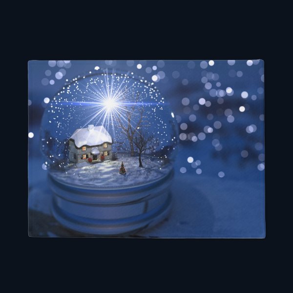 Starlight Globe Christmas Doormat
