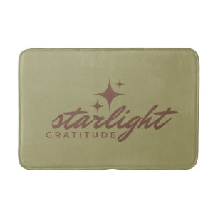 starlight gratitude bath mat