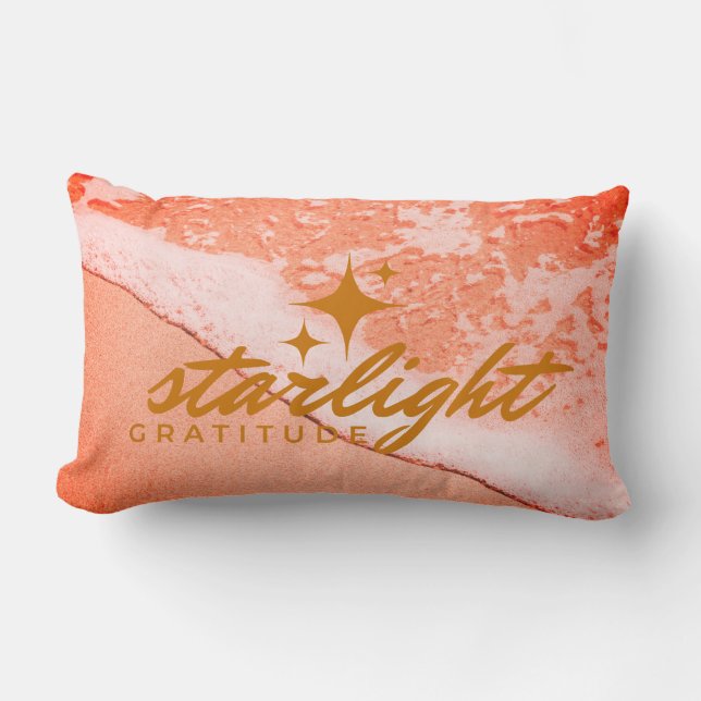 starlight gratitude lumbar pillow (Front)