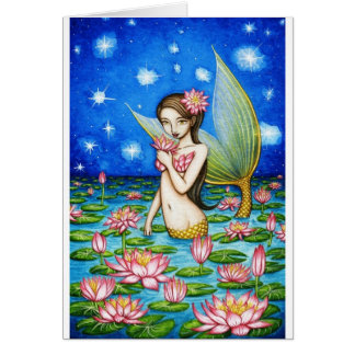 Starlight Lily Mermaid Cards