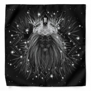 Starlight Lion with Crown Monogram Bandana