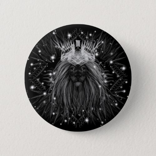 Starlight Lion with Crown Monogram Button