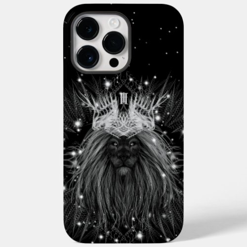 Starlight Lion with Crown Monogram Case_Mate iPhone 14 Pro Max Case