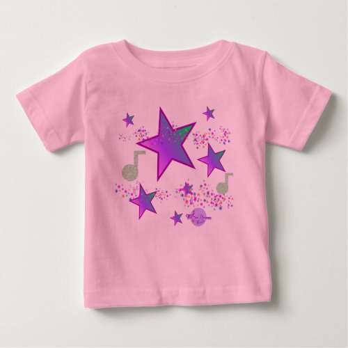 Starlight Lullaby Pink Baby Tutu Bodysuit