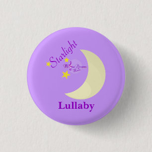 Starlight Lullaby Small Round Button