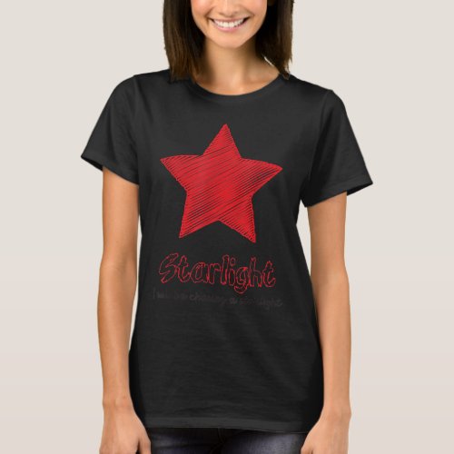 Starlight Muse Red Awesome Rock Star Gift T Shirt