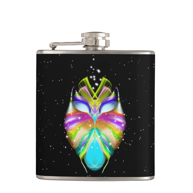 Starlight Oracle Owl Flask (Front)