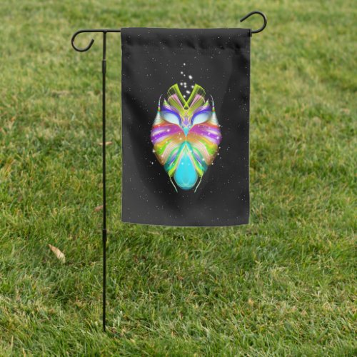 Starlight Oracle Owl Garden Flag