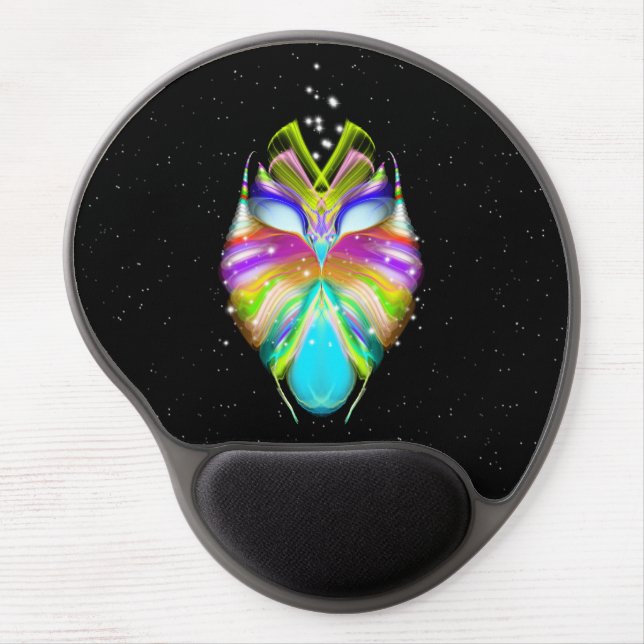 Starlight Oracle Owl Gel Mouse Pad (Front)