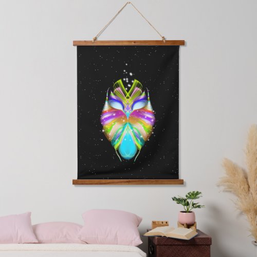 Starlight Oracle Owl Hanging Tapestry