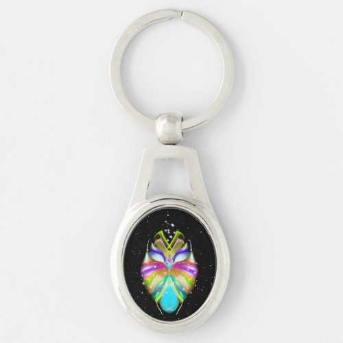 Starlight Oracle Owl  Keychain