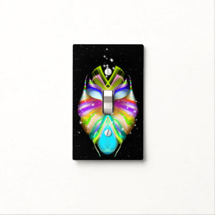 Starlight Oracle Owl Light Switch Cover