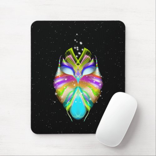 Starlight Oracle Owl Mouse Pad