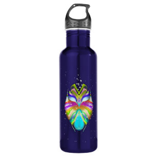 Starlight Oracle Owl Stainless Steel Water Bottle