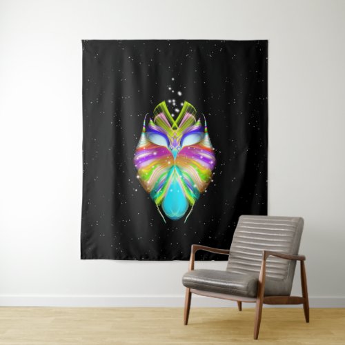 Starlight Oracle Owl Tapestry