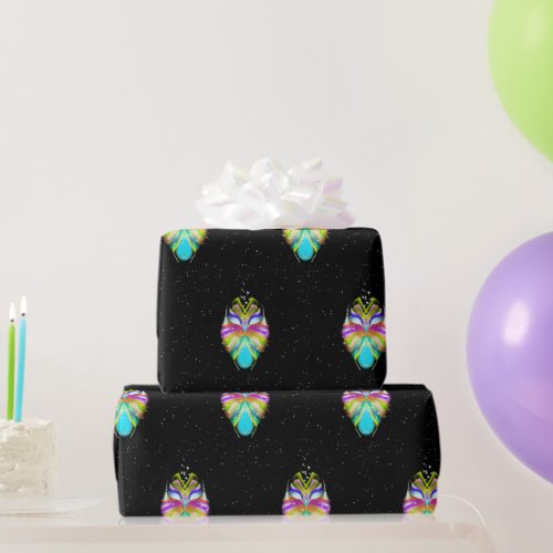 Starlight Oracle Owl Wrapping Paper