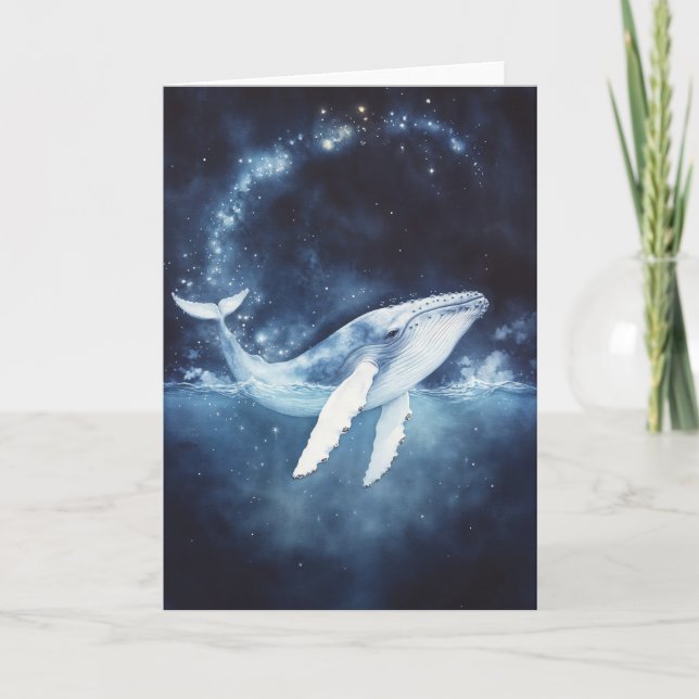 Starlight Path of the Humpback Whale Card (Front)