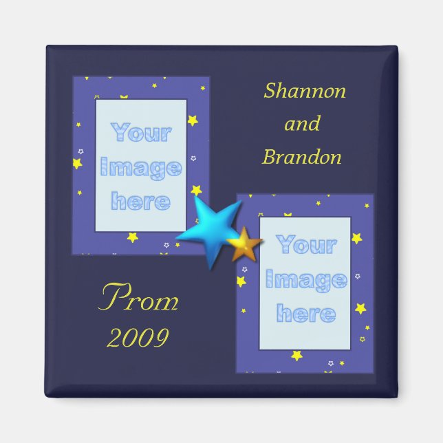 Starlight Prom Photo Magnet (Front)
